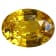 Yellow Sapphire 12x9.2mm Oval 5.58ct