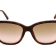 Swarovski Dark Havana Brown Frame / Brown Gradient Lens Sunglasses