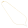 Diamond Accent V-Pendant Necklace In 14K Gold Over Sterling Silver