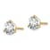 14K Yellow Gold Lab Grown Diamond 1 1/2ct. VS/SI GH+, 3 Prong Stud Earrings