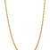14k Yellow Gold 5mm Solid Diamond-Cut Quadruple Rope 22 Inch Chain