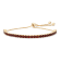 Red Garnet 14K Yellow Gold Over Sterling Silver Bolo Bracelet 3.87ctw