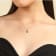 Yellow Pear Shape Citrine Pendant with Moissanite Accents Rhodium Over
Sterling Silver Necklace