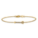 14k Yellow Gold Diamond Arrow Bracelet