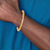 14k Yellow Gold 4.9mm Hand-Polished Byzantine Link Bracelet