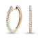 0.50ctw Diamond Hoop Earrings in 14k Yellow Gold