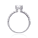 Round White Topaz Sterling Silver Ring, 1.98ctw