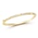 Rachel Zoe Pave CZ Nailhead Bangle Bracelet in 14K Gold Over Sterling Silver