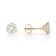 Certified White Lab-Grown Diamond H-I SI 14k Yellow Gold Martini Stud
Earrings 2.00ctw
