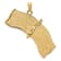 14k Yellow Gold with Enamel 3D Pledge Of Allegiance Flag Book Charm