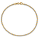 14K Two-tone Diamond-cut Beaded 7.5-inch Bracelet