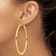 14k Yellow Gold Polished 2 9/16" Tube Hoop Earrings