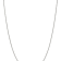 Rhodium Over Sterling Silver 0.9mm Box Chain with 2-inch Extension