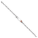 Rhodium Over 14k White Gold Medical Soft Diamond Shape Red Enamel Figaro
Link ID Bracelet