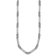 Rhodium Over 14k White Gold Polished Fancy Link Necklace