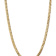 14k Yellow Gold 7.25mm Solid Flat Beveled Curb 24 Inch Chain