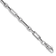 Rhodium Over 14K White Gold Polished Fancy Link Bracelet