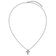 Rhodium Over Sterling Silver Polished Cubic Zirconia Cross with 2 Inch
Extension Necklace