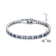 Emerald Color CZ Tennis Bracelet In Sterling Silver