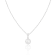 6-6½mm Cultured Freshwater Pearl and Cubic Zirconia Rhodium Over
Sterling Silver Pendant