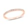0.15ctw Diamond Band Ring in 14k Rose Gold