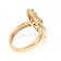Mint Tsavorite Open Design Ring In 18K Gold Over Sterling Silver 0.77ctw