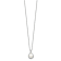 Rhodium Over Sterling Silver 7-8mm White Button Freshwater Cultured
Pearl Cubic Zirconia Necklace