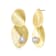 Pear Shape Freshwater Pearl Drop Earrings In 14K Gold Over Sterling Silver