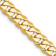14k Yellow Gold 5.75mm Solid Flat Beveled Curb 20 Inch Chain