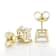 Lab-Grown Diamond Princess-Cut Stud Earrings In 14K Gold 3.00ctw