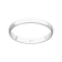 2mm Lightweight Ladies Wedding Band in 10K White Gold