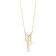 4.5-6.5mm Round White Freshwater Pearl 14K Yellow Gold Necklace