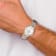 Men's Charles Hubert Titanium Silver Dial Ultra Slim Watch