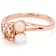 Morganite And Cultured Freshwater Pearl Ring In 18K Rose Gold Over
Sterling Silver 0.64ct