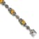 Sterling Silver with 14K Gold Over Sterling Silver Accent Oxidized
Citrine Bracelet