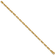 14k Yellow Gold 3.8mm Polished Fancy Link Bracelet