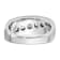 Rhodium Over 10K White Gold Lab Grown Diamond SI1/SI2, G H I, Men's
5-Stone Ring