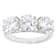 Lab-Grown Diamond Three-Stone Ring In 14K White Gold 5.00ctw
