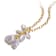 Pear Shape Freshwater Pearl Solitaire Pendant In 14K Gold Over Sterling Silver