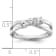 Rhodium Over 14K White Gold Lab Grown Diamond SI1/SI2, G H I, 3-Stone
Engagement Ring