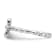 Rhodium Over Sterling Silver Stackable Expressions Cross Citrine Ring 0.08ctw