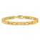 14K Yellow Gold 6.5mm Byzantine Chain Bracelet