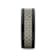 MYSTIQUE Beveled White Carbon Fiber Inlaid Ceramic Ring 8mm