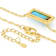 Turquoise East-West Necklace In 18K Gold Over Sterling Silver