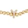 Initial Y CZ Beaded Bracelet Set In 14K Gold Over Brass 0.09ctw