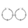 White Cubic Zirconia Rhodium Over Sterling Silver Jewelry Set 3.17ctw