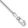 Rhodium Over 14k White Gold 1.25mm Spiga Link Bracelet