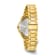Mens Charles Hubert Gold Plated Stainless Steel Silver-tone Dial Watch
