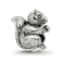 Sterling Silver Squirrel Bead