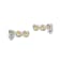 Yellow Cubic Zirconia Platinum Over Silver November Birthstone Earrings 7.99ctw
